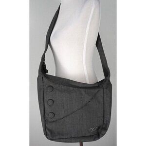 OGIO Brooklyn Gray Sling Medium Tablet Button Accent Shoulder Purse Bag